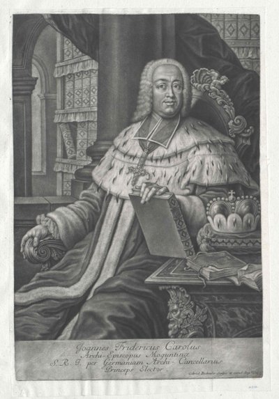 Johann Friedrich Carl hrabě Ostein od Artist Unknown