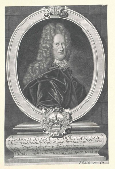 Johann Friedrich von Alvensleben (tisk) od Artist Unknown
