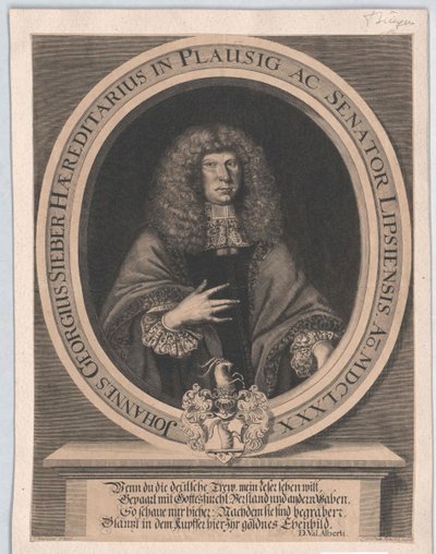Pan Johann Georg Sifter od Artist Unknown