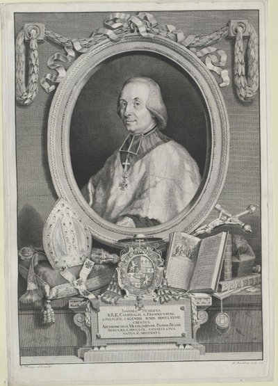 Johann Heinrich hrabě Frankenberg od Artist Unknown