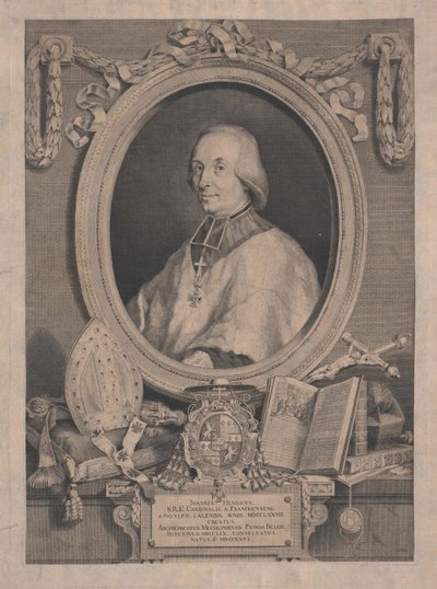 Johann Henry hrabě Frankenberg od Artist Unknown