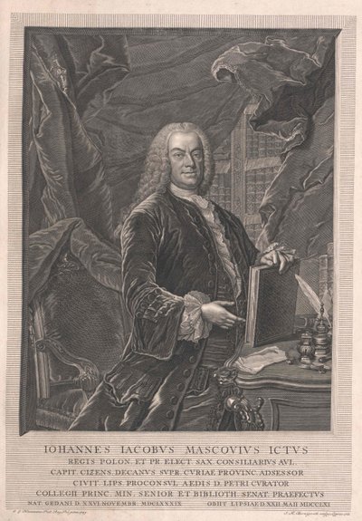 Johann Jakob Mascov od Artist Unknown