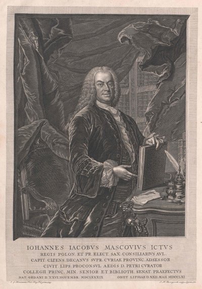 Johann Jakob Mascov od Artist Unknown