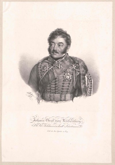 Johann Nepomuk hrabě z Klebelsbergu od Artist Unknown
