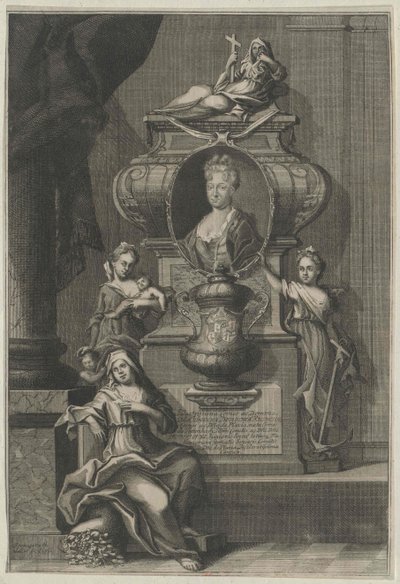 Johanna Dorothea hraběnka Tattenbach-Geilsdorf od Artist Unknown