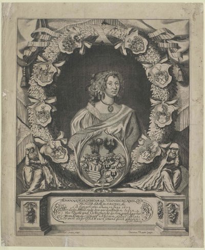Johanna Margaretha von Lorenz-Adlershelm (tisk) od Artist Unknown