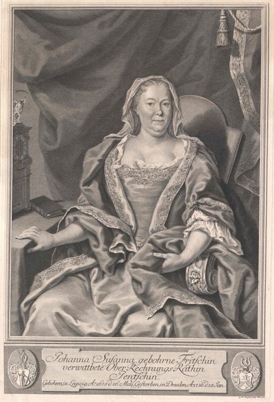 Johanna Susanna Fritsch od Artist Unknown