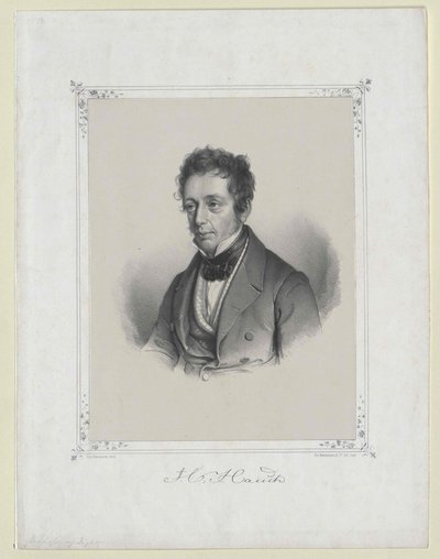 Johannes Carsten Hauch (tisk) od Artist Unknown