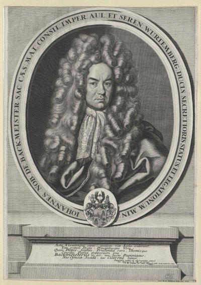 Johannes von Backmeister od Artist Unknown