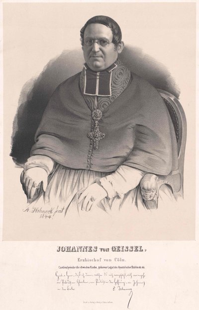 Johannes von Geissel od Artist Unknown