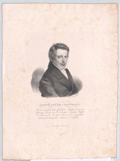 Joseph baron Wattmann-Maelcamp-Beaulieu (tisk) od Artist Unknown