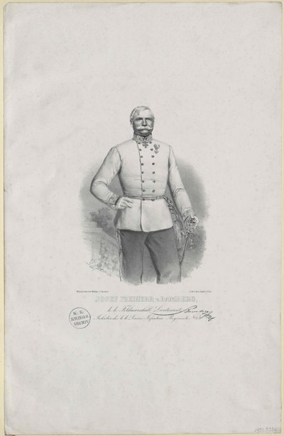 Josef baron Bamberg od Artist Unknown