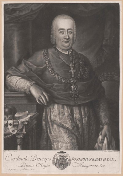 Josef hrabě Batthyány z Nemet-Ujvaru od Artist Unknown