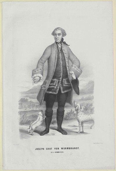 Joseph hrabě Wurmbrand od Artist Unknown