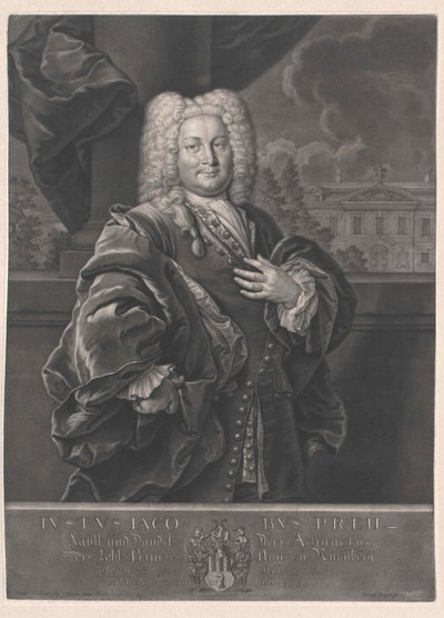 Justus Jacob Preu od Artist Unknown