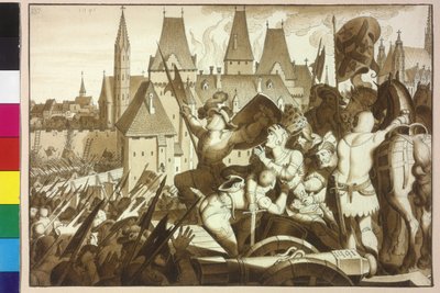 Král Maxmilián I. znovu dobývá Vídeň a hrad svých předků od Artist Unknown