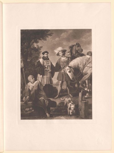 Král Rudolf I. Habsburský od Artist Unknown