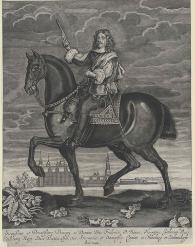 Dánský král Fridrich III. od Artist Unknown