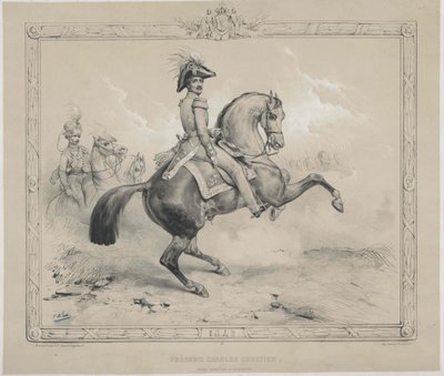 Dánský král Fridrich VII. od Artist Unknown