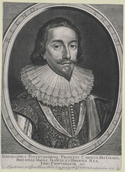 Anglický král Karel I. od Artist Unknown