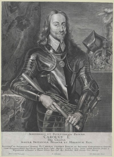 Anglický král Karel I. od Artist Unknown