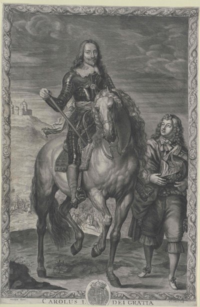 Anglický král Karel I. od Artist Unknown