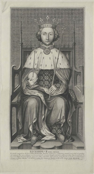 Anglický král Richard II. od Artist Unknown
