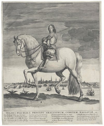 Anglický král Vilém III. od Artist Unknown