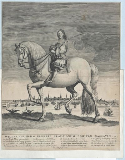 Anglický král Vilém III. od Artist Unknown