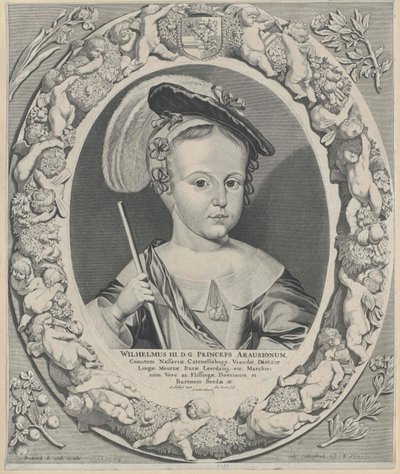 Anglický král Vilém III. od Artist Unknown