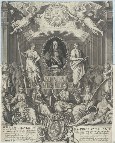 Anglický král Vilém III. od Artist Unknown