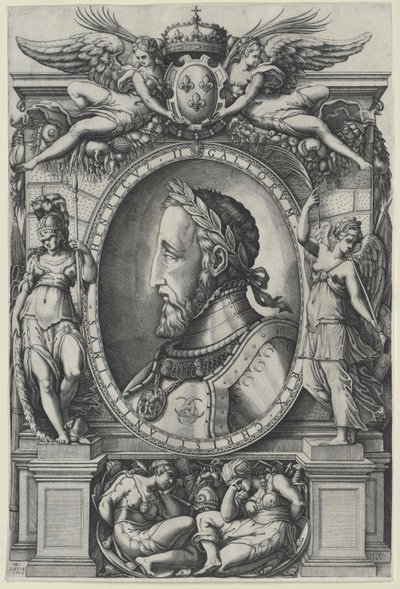 Francouzský král Jindřich II. od Artist Unknown