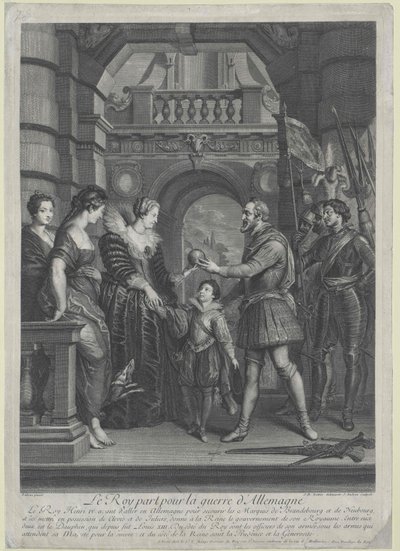 Francouzský král Jindřich IV. od Artist Unknown