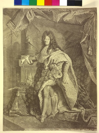 Francouzský král Ludvík XIV. od Artist Unknown