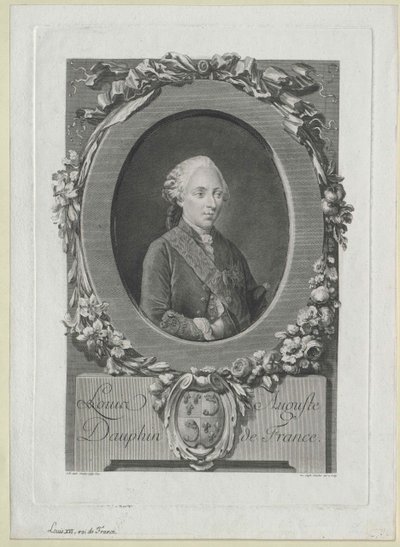 Francouzský král Ludvík XVI. od Artist Unknown