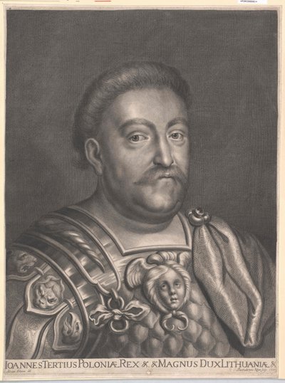 Polský král Johann III Sobieski (tisk) od Artist Unknown