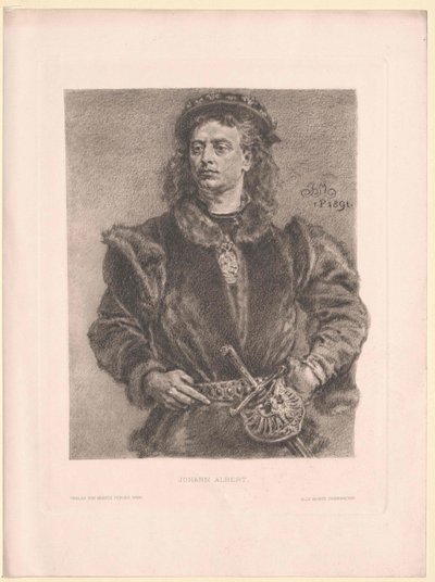 Polský král Johann I. Albrecht od Artist Unknown
