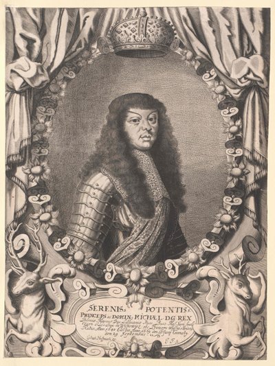 Polský král Michael Thomas Wiesniowiecz od Artist Unknown