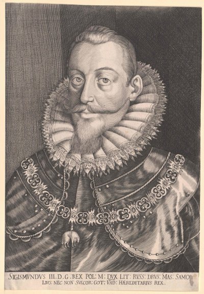 Polský král Zikmund III. od Artist Unknown