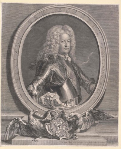 Polský král Stanislav I. od Artist Unknown