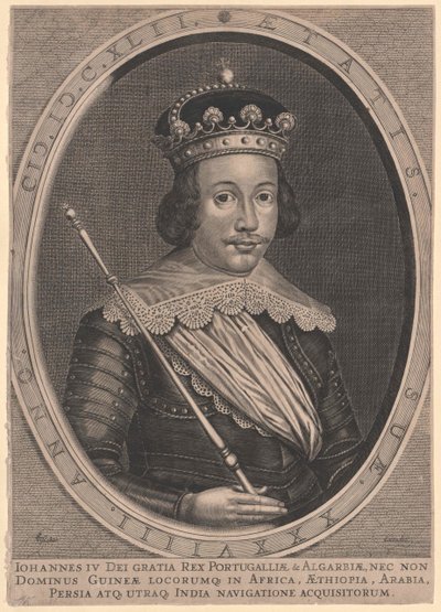 Portugalský král Johann IV. od Artist Unknown
