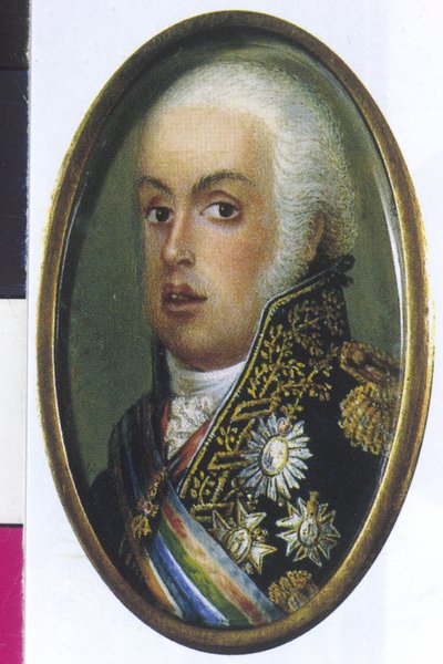 Portugalský král Johann VI od Artist Unknown