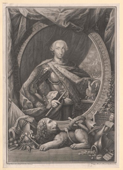 Španělský král Karel III. od Artist Unknown