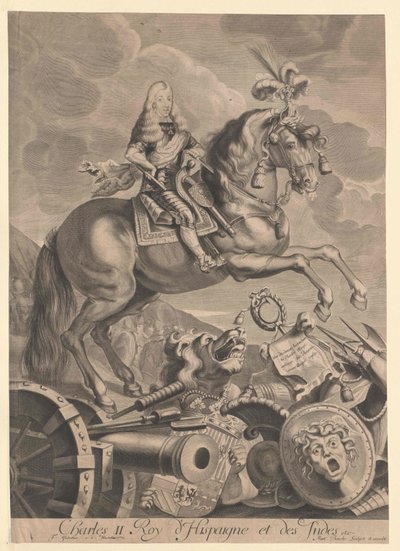 Španělský král Karel II. od Artist Unknown