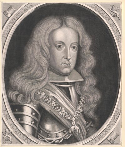 Španělský král Karel II. od Artist Unknown