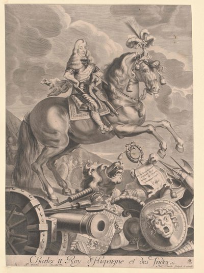 Španělský král Karel II. od Artist Unknown