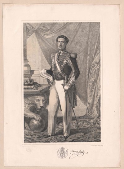 Španělský král František od Artist Unknown