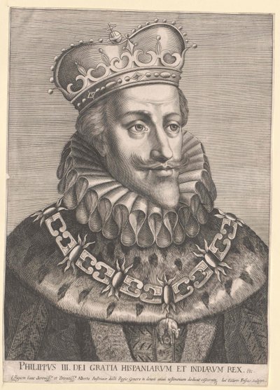 Španělský král Filip III. od Artist Unknown