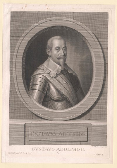 Švédský král Gustav Adolf Švédský od Artist Unknown