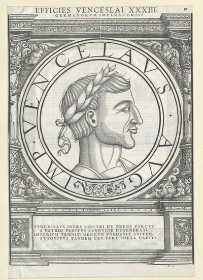 Král Václav od Artist Unknown